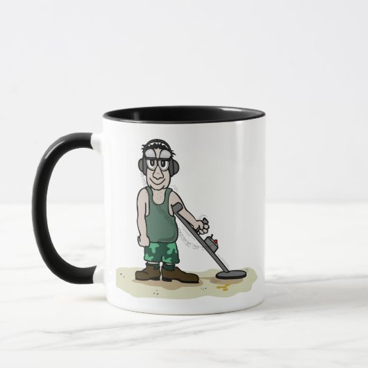 Mug J'Ai Creusé Booty Metal Détection Guy (Gauche)