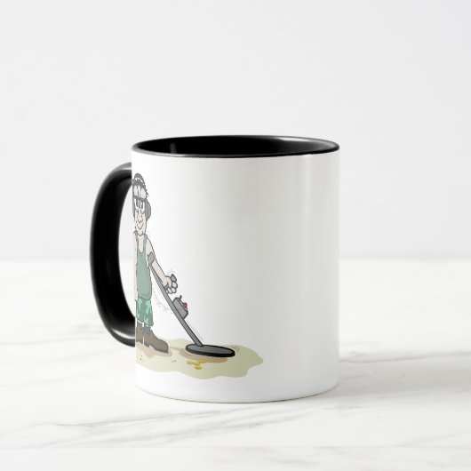 Mug J'Ai Creusé Booty Metal Détection Guy (Devant gauche)