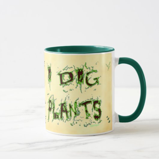 Mug J'Ai Creusé Plante Messy Gardener En Disant Coffee (Droite)