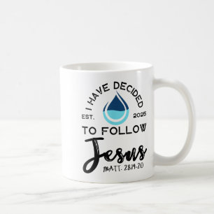 Mug J'ai décidé de suivre Jésus Établis 2025 Wh