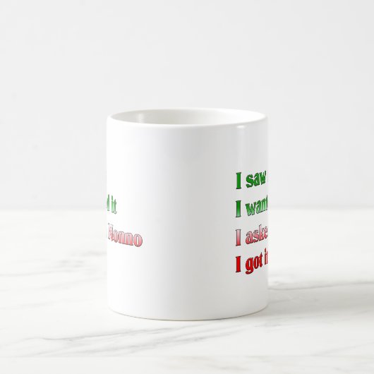 Mug J'ai demandé Nonno (Centre)