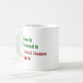 Mug J'ai demandé Nonno (Devant gauche)