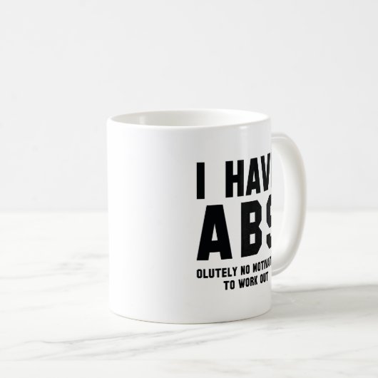 Mug J'Ai Des Abs (Devant droit)