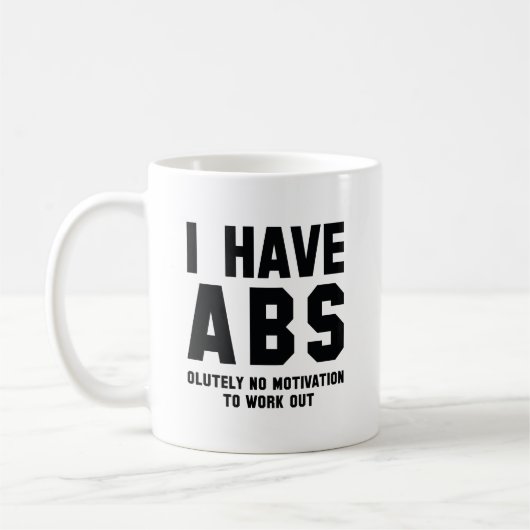 Mug J'Ai Des Abs (Gauche)