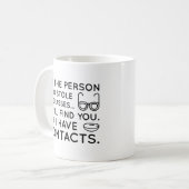 Mug J'ai des contacts (Devant gauche)