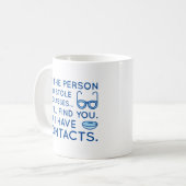 Mug J'ai des contacts (Devant gauche)
