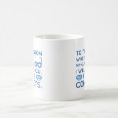 Mug J'ai des contacts (Centre)