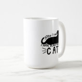 Mug J'ai des plans avec mon chat (Devant droit)