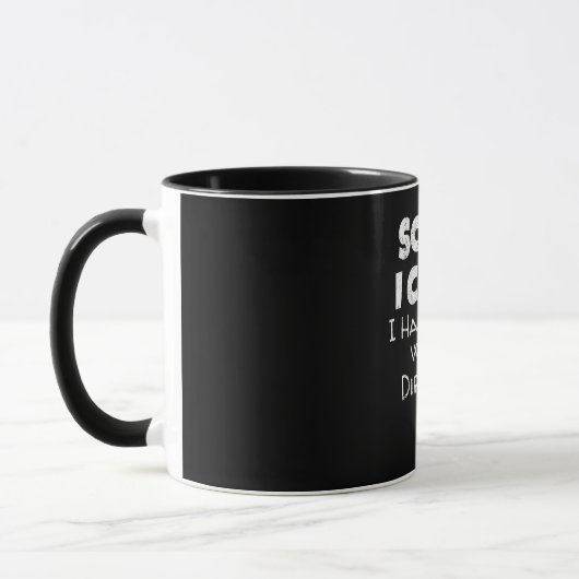 Mug J'Ai Des Plans Avec Mon Dirt Vélo Cadeau (Gauche)