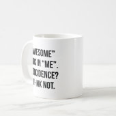 Mug J'ai deux défauts (Devant gauche)