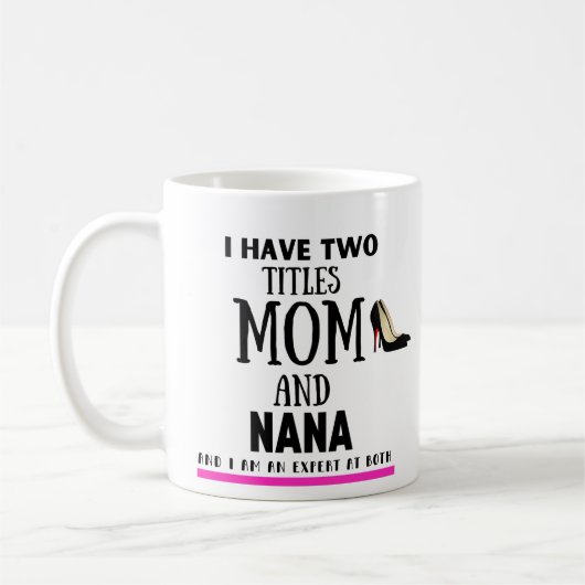 Mug J'ai deux titres (Gauche)