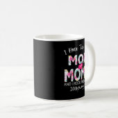 Mug J'Ai Deux Titres Maman Et Momo Flower Cadeaux Mère (Devant droit)