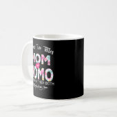 Mug J'Ai Deux Titres Maman Et Momo Flower Cadeaux Mère (Devant gauche)