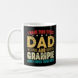 Mug J'Ai Deux Titres Papa Et Grampie Fête des pères