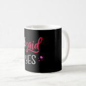 Mug J'ai dit oui (Devant droit)
