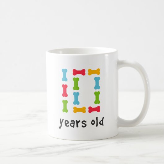 Mug J'ai dix ans (Droite)