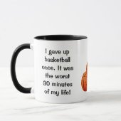 Mug J'Ai Donné Le Basket Une Fois (Gauche)