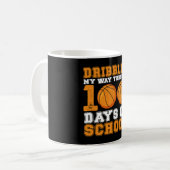 Mug J'ai dribblé mon chemin à travers 100 jours de bas (Devant gauche)