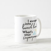 Mug J'Ai Échappé À La Musique Des Livres De Plage (Devant droit)