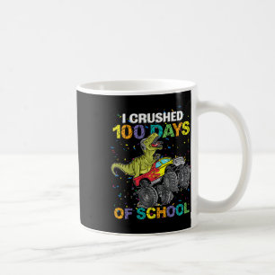 Mug J'ai écrasé 100 jours de camion monstre dinosaure