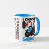 Mug J'ai écrasé 100 jours de camionnette monstre migno (Devant droit)