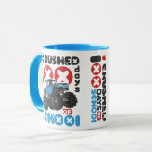 Mug J'ai écrasé 100 jours de camionnette monstre migno (Devant gauche)