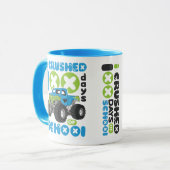 Mug J'ai écrasé 100 jours de camionnette monstre migno (Devant gauche)