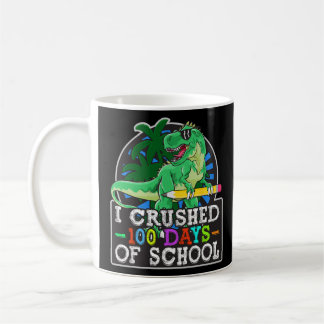 Mug J'Ai Écrasé 100 Jours De Scolaires Dinosaures Et T