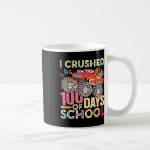 Mug J'Ai Écrasé 100 Jours D'École Pour Les Garçons Mon