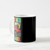 Mug J'Ai Écrasé 100 Jours D'Enseignant De Camion Monst (Devant gauche)