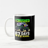 Mug J'ai écrasé 67 Jours D'école 6 7 Mème Drôle Six Se (Gauche)