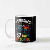 Mug J'ai écrasé 67 jours d'école drôle six sept mème B (Gauche)