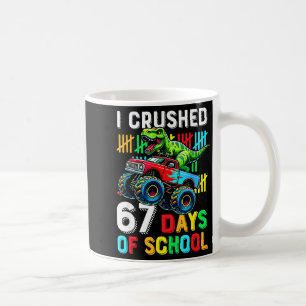 Mug J'ai écrasé 67 jours d'école drôle six sept mème B