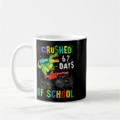 Mug J'ai écrasé 67 jours d'école drôle six sept mème B (Gauche)