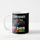 Mug J'ai écrasé 67 jours d'école monstre professeur ét (Gauche)
