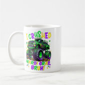 Mug J'ai écrasé Mardi Gras Bruh Monster Camion Mardi G (Gauche)