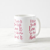 Mug J'Ai Écrit Ce Que Vous Aimerez Citation De L'Auteu (Devant droit)