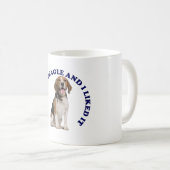 Mug J'ai embrassé un Beagle (Devant droit)