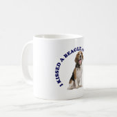 Mug J'ai embrassé un Beagle (Devant gauche)