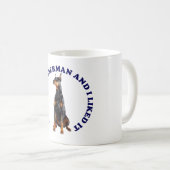 Mug J'ai embrassé un Dobermann (Devant droit)