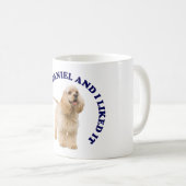 Mug J'ai embrassé un Espagnol Cocker (Devant droit)