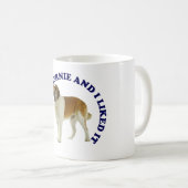 Mug J'ai embrassé un saint Bernard (Devant droit)