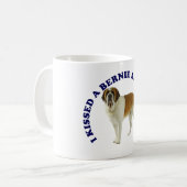 Mug J'ai embrassé un saint Bernard (Devant gauche)
