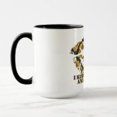 Mug J'ai embrassé un serpent Brown et l'impression or (Gauche)