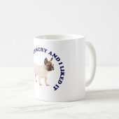 Mug J'ai embrassé un taureau français (Devant droit)