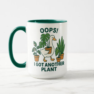 Mug J'ai Encore Une Plante Mignonne Oie Idiote Amoureu