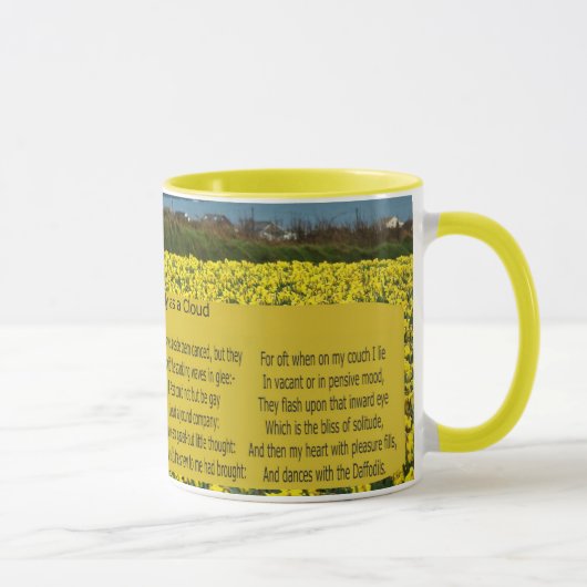 MUG J'AI ERRÉ SEUL COMME CLOUD* (Droite)