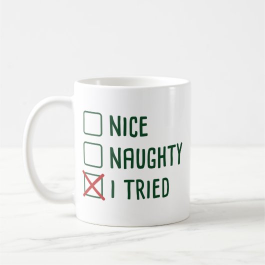 Mug J'ai essayé (Gauche)