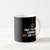 Mug J'Ai Essayé De L'Éteindre Et De Reprendre Sysadmin (Devant droit)