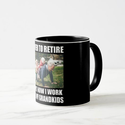 Mug J'Ai Essayé De Me Retirer Mais Maintenant Je Trava (Devant droit)